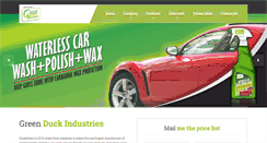 Desktop Screenshot of greenduckindustries.com